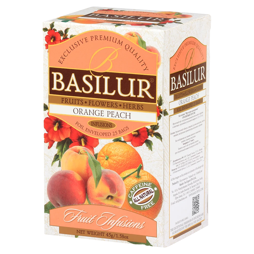 Basilur Fruit Infusions Orange Peach voćna infuzija