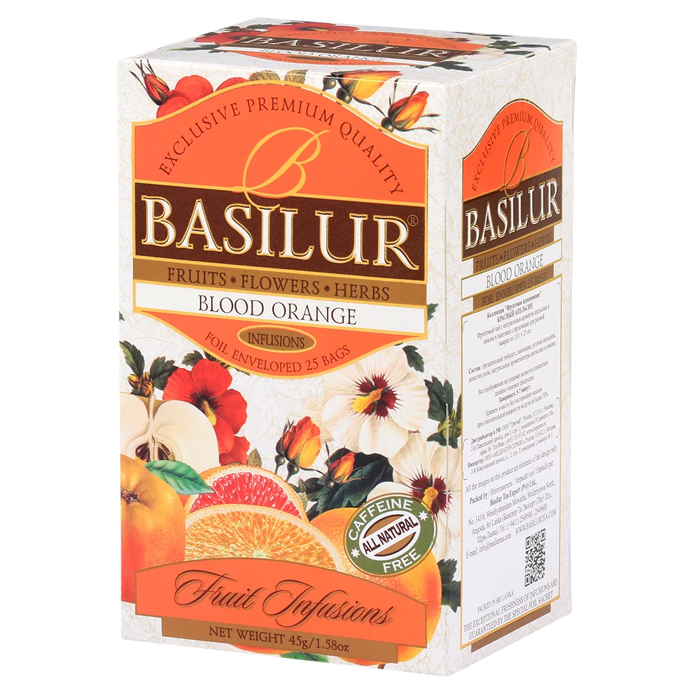 Basilur Fruit Infusions Blood Orange voćna infuzija