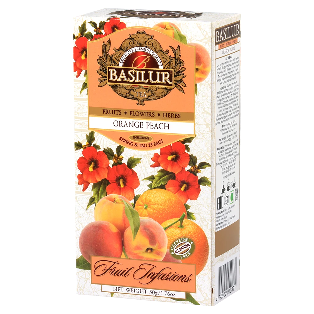 Basilur Fruit Infusions Orange Peach voćna infuzija