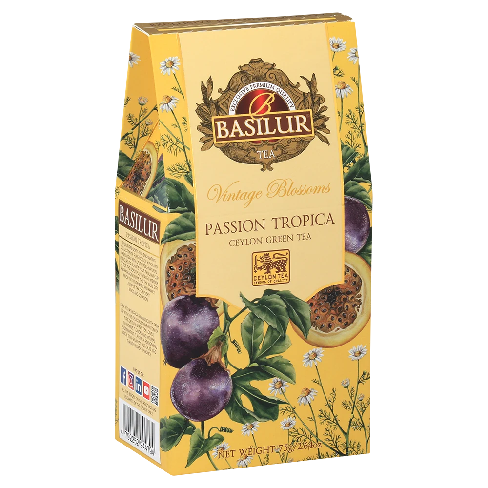 Basilur Vintage Blossoms Passion Tropica zeleni čaj