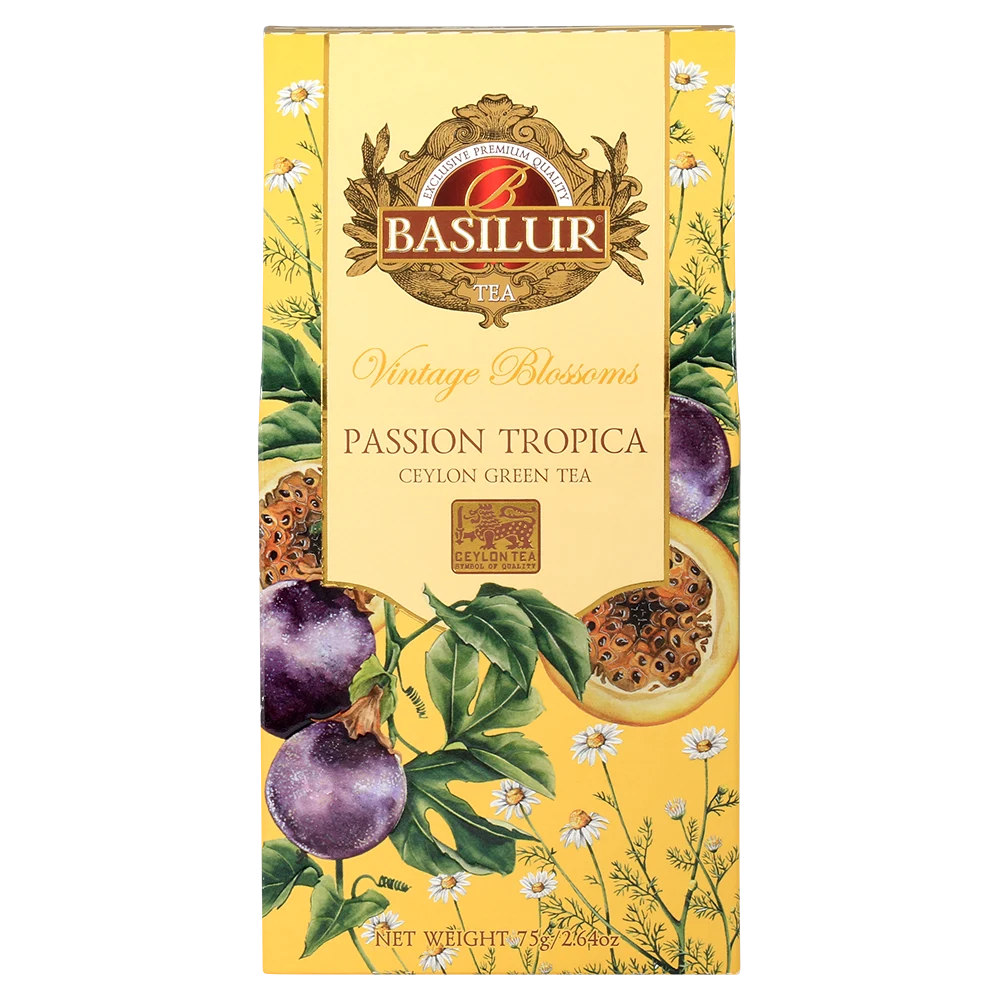 Basilur Vintage Blossoms Passion Tropica zeleni čaj