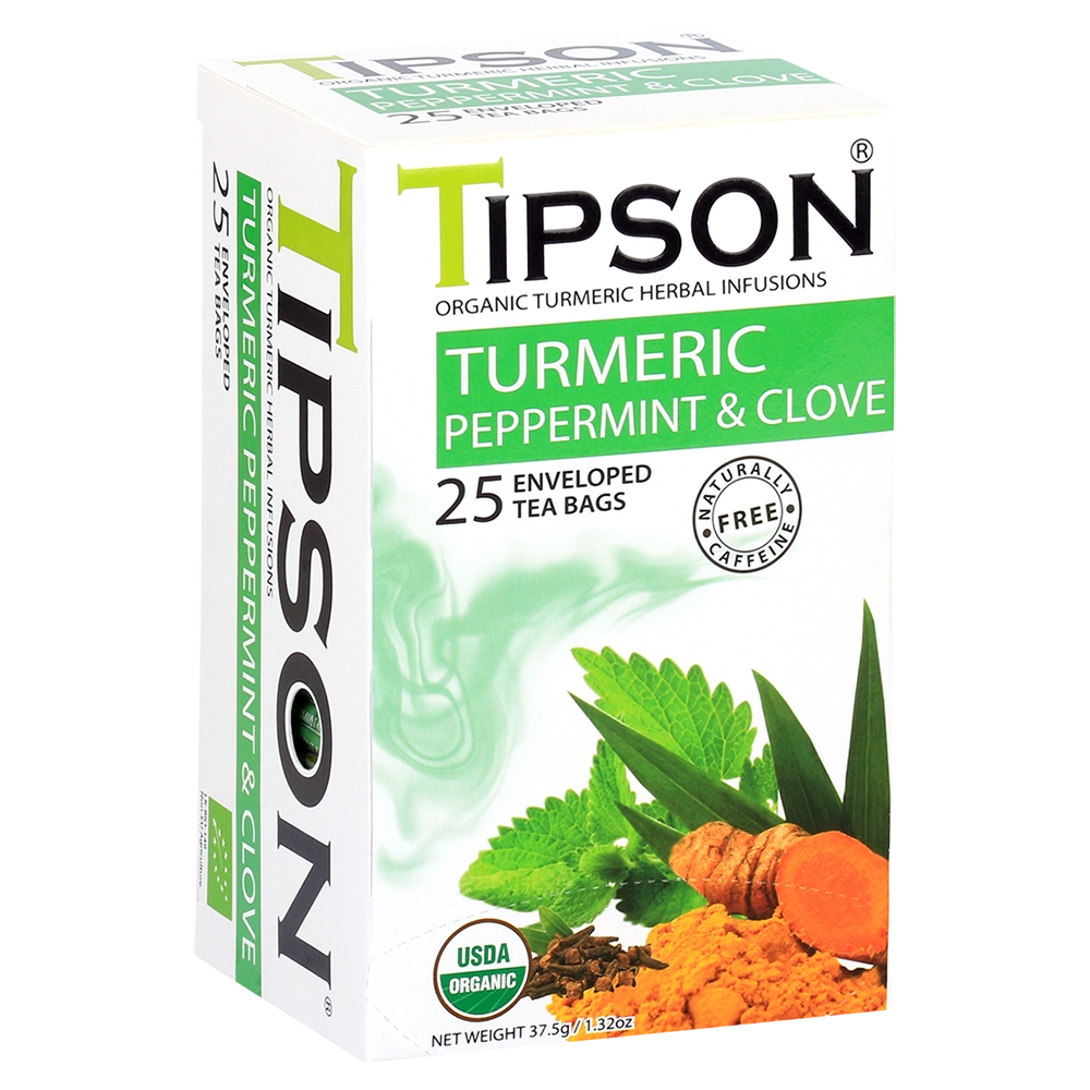 Tipson Turmeric Peppermint&Clove biljni čaj