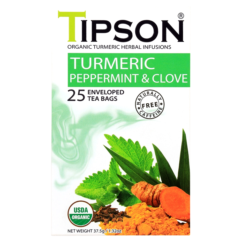 Tipson Turmeric Peppermint&Clove biljni čaj