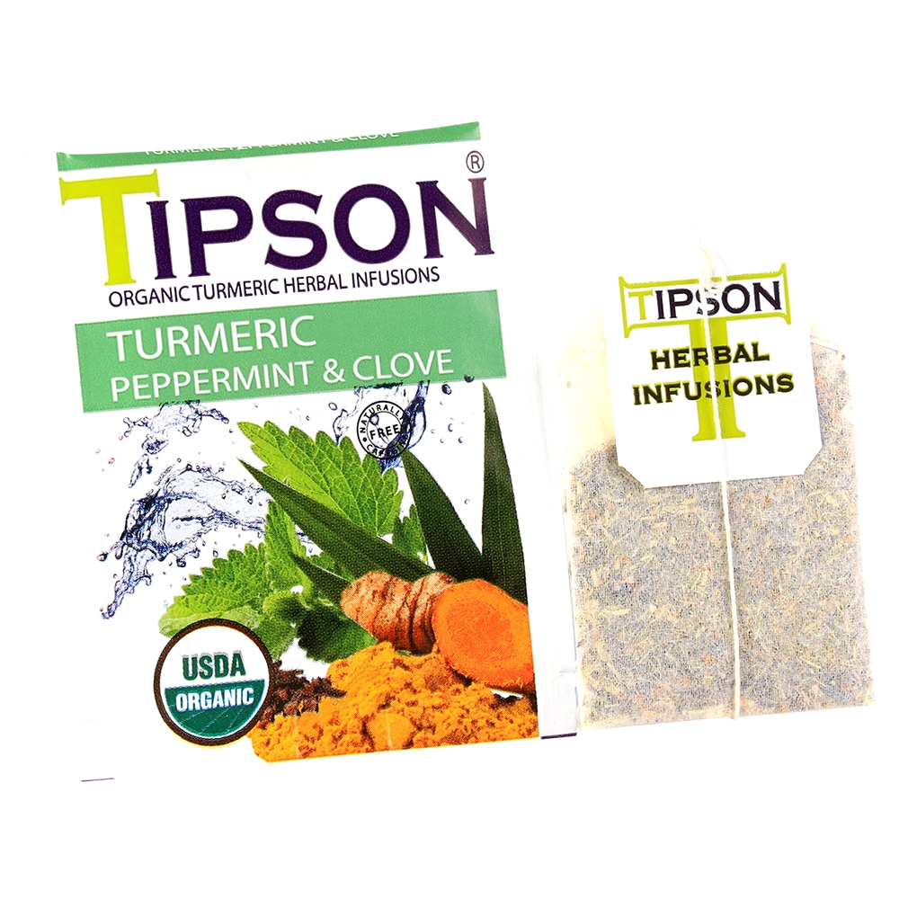 Tipson Turmeric Peppermint&Clove biljni čaj