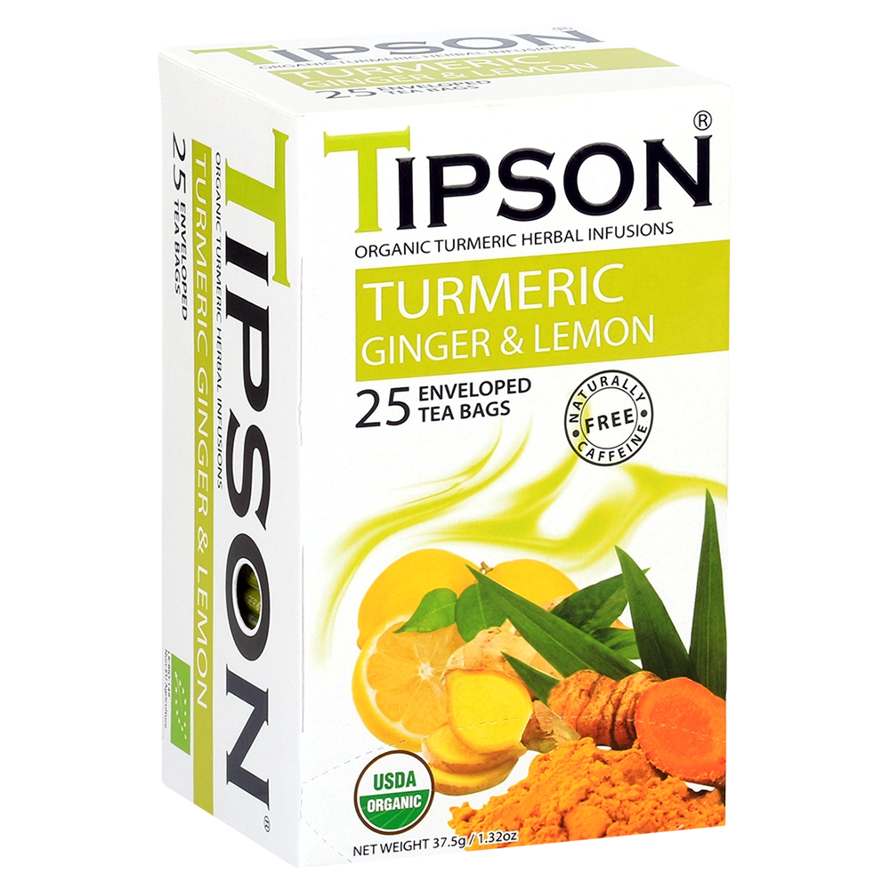Tipson Turmeric Ginger&Lemon biljni čaj