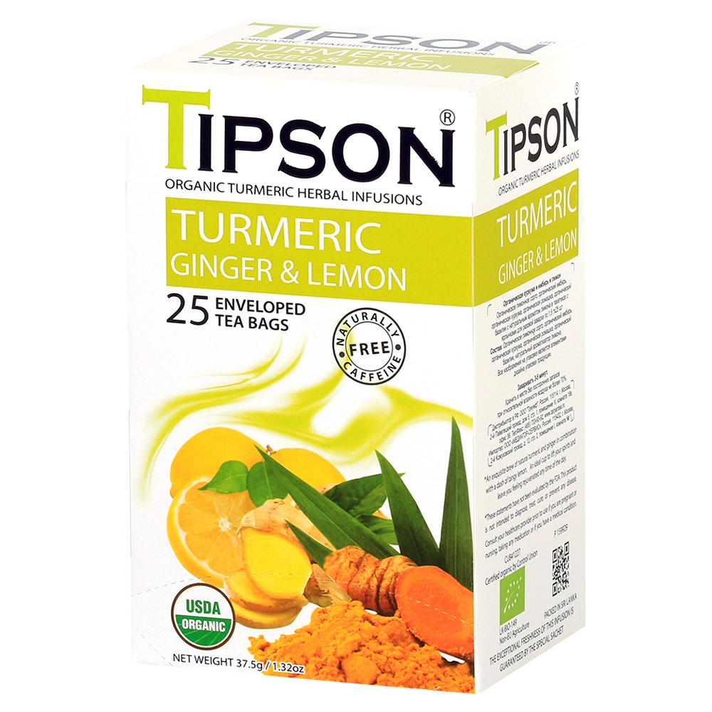Tipson Turmeric Ginger&Lemon biljni čaj