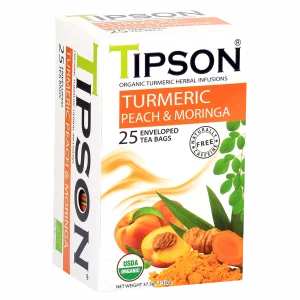 Tipson Turmeric Peach&Moringa biljni čaj