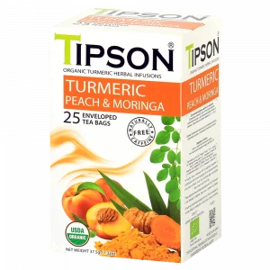 Tipson Turmeric Peach&Moringa biljni čaj