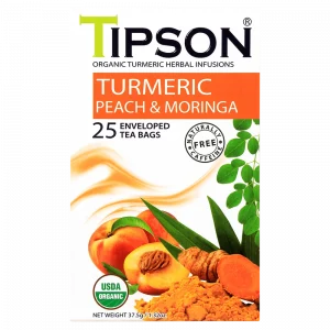 Tipson Turmeric Peach&Moringa biljni čaj
