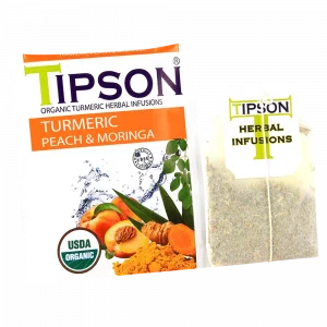 Tipson Turmeric Peach&Moringa biljni čaj