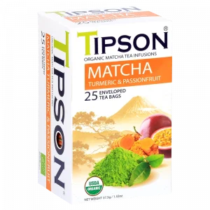 Tipson Matcha Turmeric&Passionfruit zeleni čaj