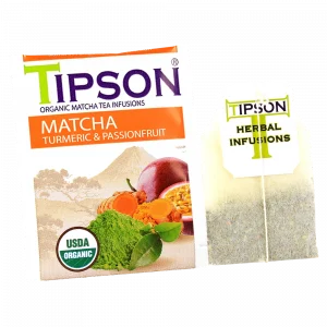 Tipson Matcha Turmeric&Passionfruit zeleni čaj