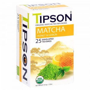 Tipson Matcha Honey&Lemon zeleni čaj