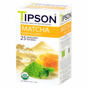 Tipson Matcha Honey&Lemon zeleni čaj