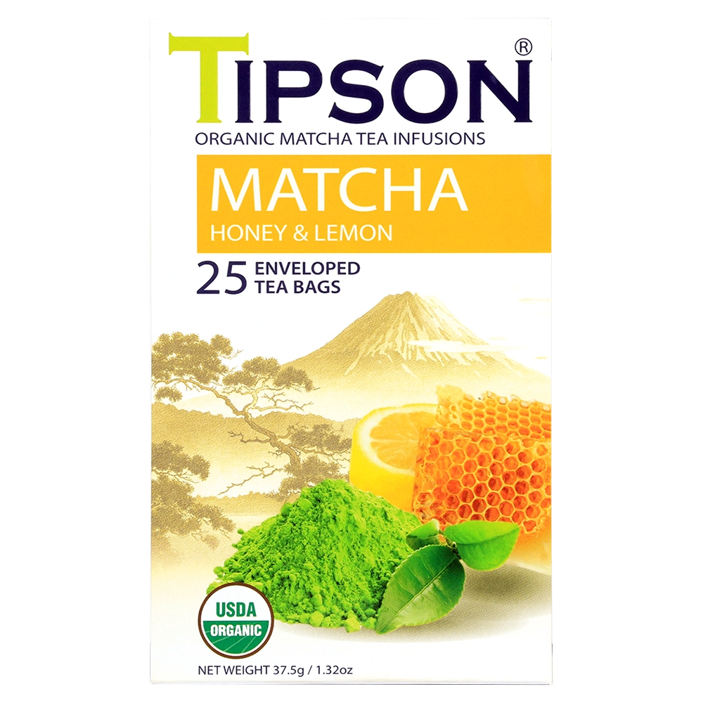 Tipson Matcha Honey&Lemon zeleni čaj