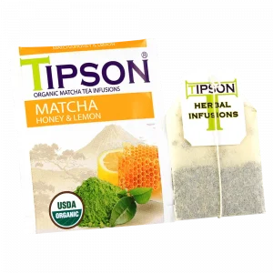 Tipson Matcha Honey&Lemon zeleni čaj