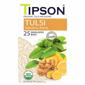 Tipson Tulsi Ginger&Lemon biljni čaj