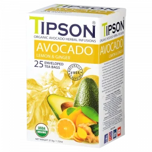 Tipson Avocado Lemon&Ginger biljni čaj