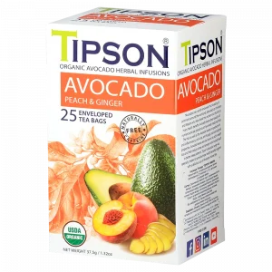 Tipson Avocado Peach&Ginger biljni čaj