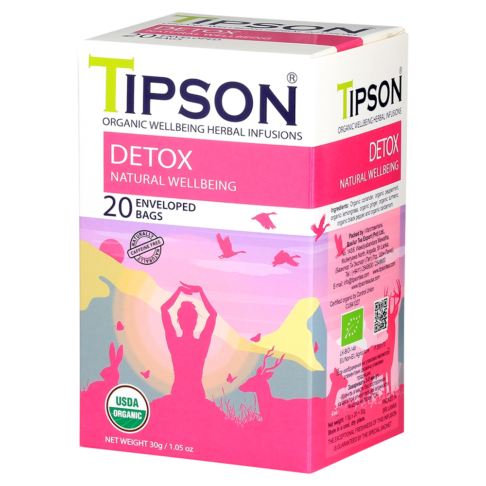 Tipson Natural Wellbeing Detox biljni čaj