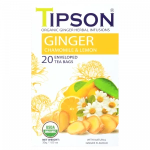 Tipson Ginger Chamomile&Lemon biljni čaj