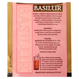 72096 Basilur Cold Brew Cherry Lime voćni čaj Unimex